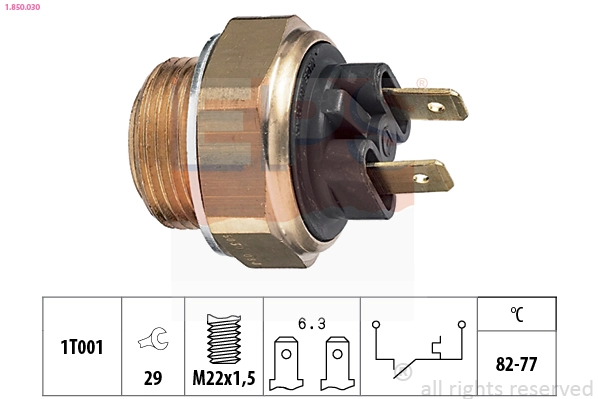 Sensor de temperatura do fluido de esfriamento (de ativação de ventilador do radiador) VAG CA95260000 preço, a partir de 7,98 USD