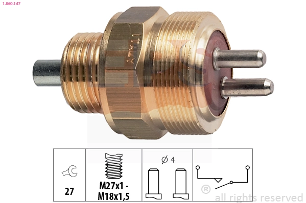 Sensor de ativação das luzes de marcha à ré Iveco 93155716 preço, a partir de 20,90 USD