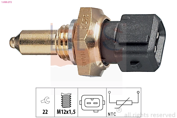 Sensor de temperatura do fluido de esfriamento 13621433076 Rolls-royce