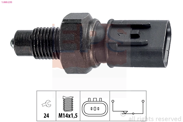 Sensor de ativação das luzes de marcha à ré para KIA Rio III UB