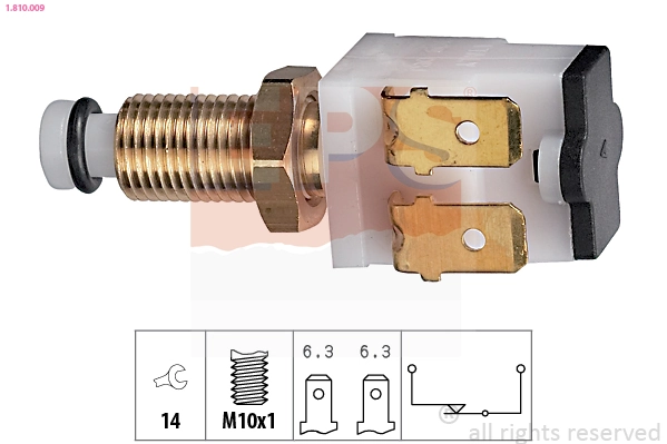 Sensor de ativação do sinal de parada Massey Ferguson 3380073M1