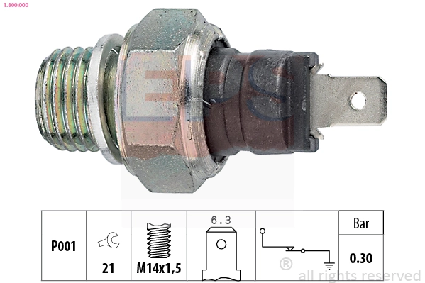 Sensor de pressão de óleo ВАЗ NIVA I 2121