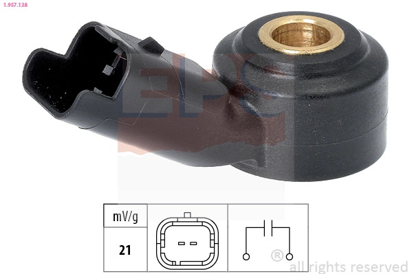 Sensor de detonação para Citroen C3 I FC