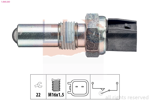 Sensor de ativação das luzes de marcha à ré 330592 ERA Benelux