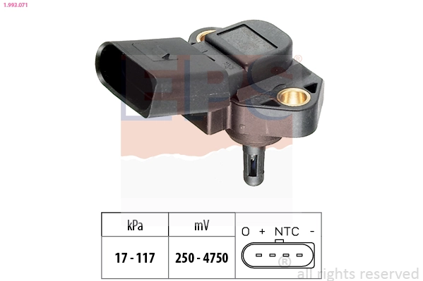 Sensor de pressão no coletor de admissão, MAP Cargo 182079 preço, a partir de 39,83 USD