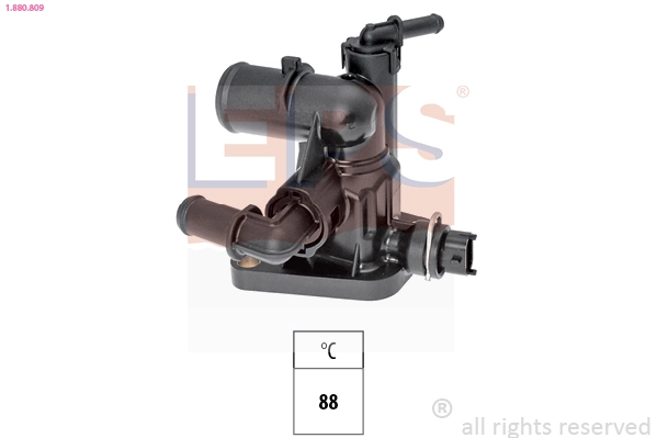 Compre 55233327 Peugeot/Citroen Caixa do termostato