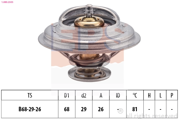 Termostato para Renault 18  134