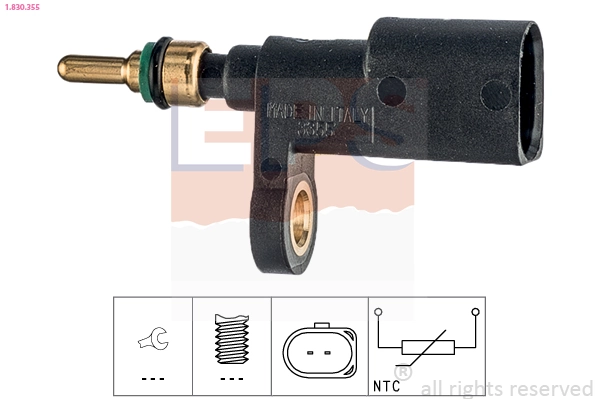Compre Sensor de temperatura do fluido de esfriamento (de ativação de ventilador do radiador) Volkswagen Passat 
