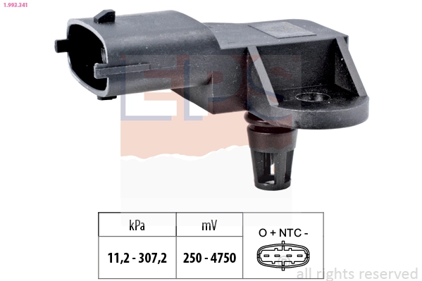 Sensor de pressão no coletor de admissão, MAP Fiat/Alfa/Lancia 68153918AA preço, a partir de 12,42 USD