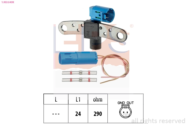 Sensor de posição (de revoluções) de cambota 2375000QAH Nissan/Infiniti