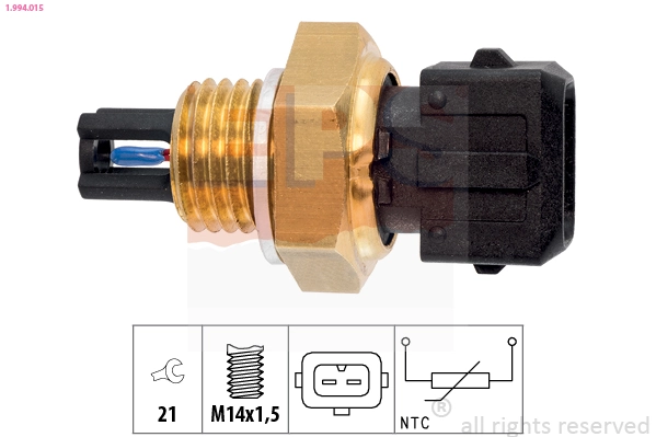 Sensor de temperatura da mistura de ar para Volvo S40 I VS