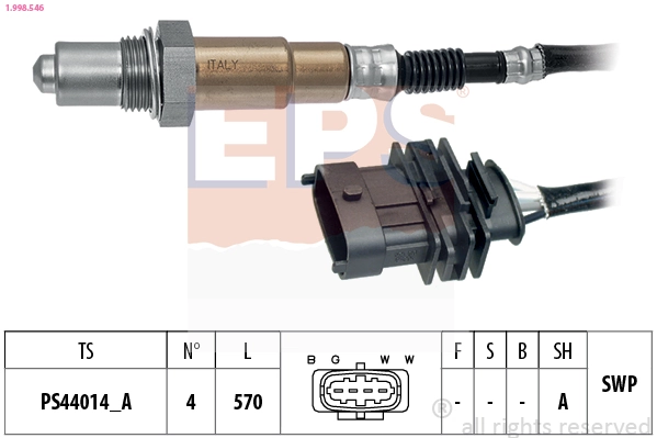 Sonda lambda, sensor de oxigênio até o catalisador General Motors 93174519