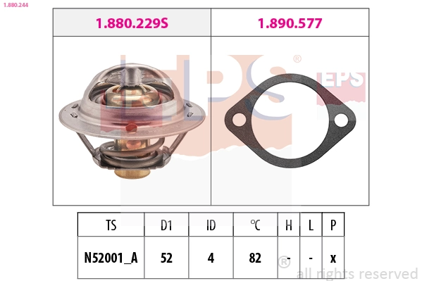 A210282 Tama Termostato