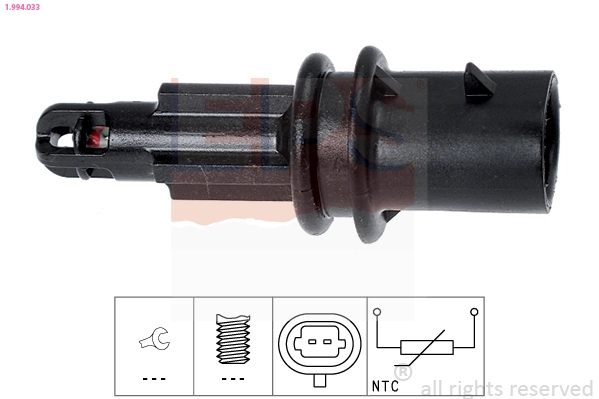 Compre Sensor de temperatura da mistura de ar Opel Vectra 