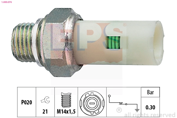 Sensor de pressão de óleo para Renault Trafic I TXX