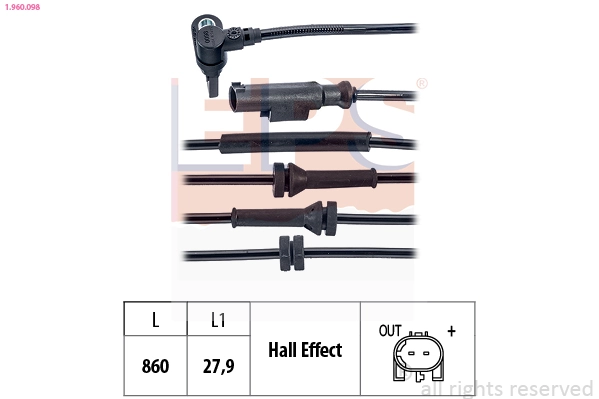Sensor dianteiro de ABS Alfa Romeo Mito preço, a partir de 25,18 USD