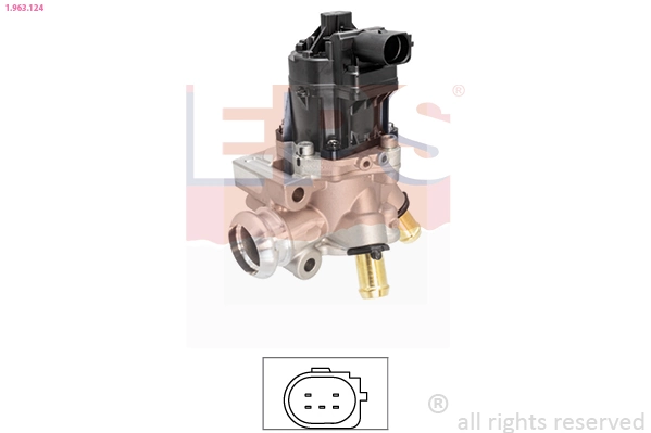 Compre 71796727 Fiat/Alfa/Lancia Válvula EGR de recirculação dos gases