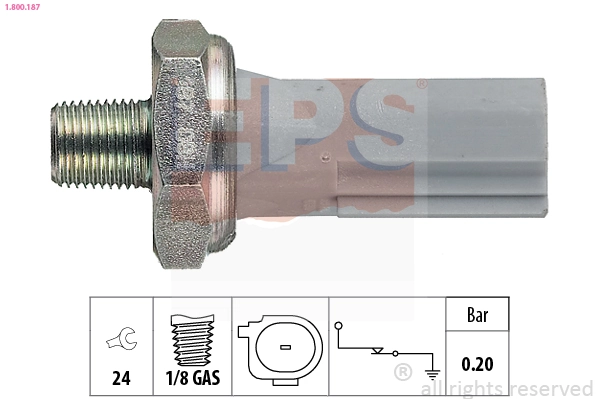  Sensor de pressão de óleo Mitsubishi Outlander III SUV (GF, GG) (2010 - 2022) III