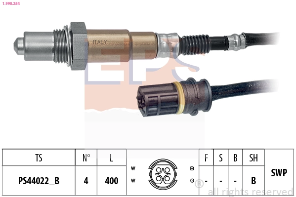 Sonda lambda, sensor de oxigênio K05099820AA Chrysler