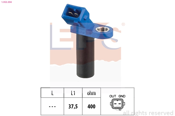 Sensor de posição (de revoluções) de cambota 303124 EFI