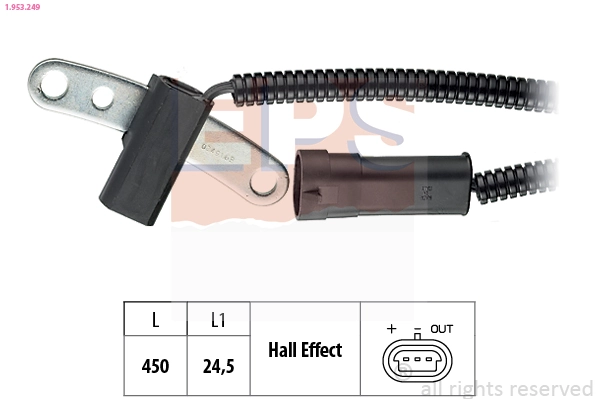 Sensor de posição (de revoluções) de cambota Fiat/Alfa/Lancia K68407888AA preço, a partir de 16,94 USD