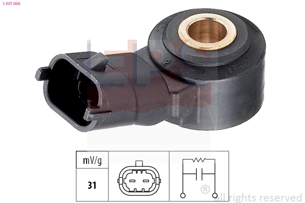 Sensor de detonação 6235619 General Motors