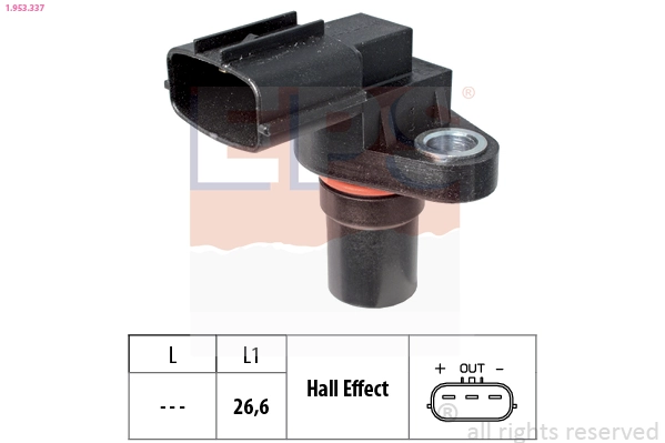 Sensor de posição (de revoluções) de cambota 150688 Cargo