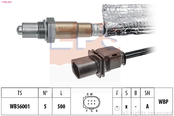 Compre Sonda lambda, sensor de oxigênio Audi A4 