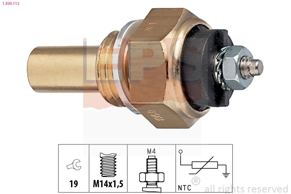 003090651 Scania Sensor de temperatura do fluido de esfriamento