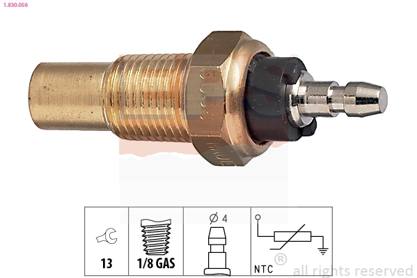 E92Z10884C Ford Sensor de temperatura do fluido de esfriamento