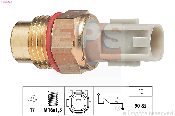 Sensor de temperatura do fluido de esfriamento para Lexus RX MCU15