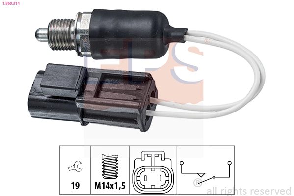 Sensor de ativação das luzes de marcha à ré para Nissan Patrol  Y60
