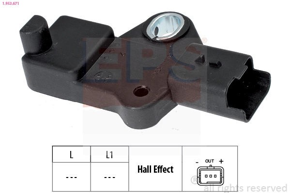 V42720029 Fiat/Alfa/Lancia Sensor de posição (de revoluções) de cambota