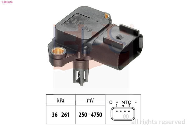 Sensor de pressão de supercompressão APS10 Magneti Marelli