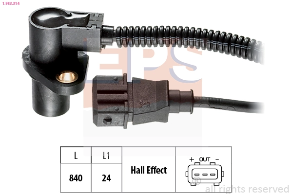 90506103 General Motors Sensor de posição (de revoluções) de cambota