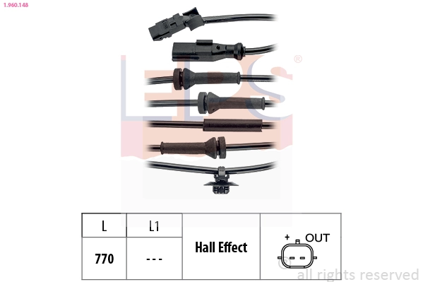Compre Sensor dianteiro de ABS Renault Kangoo 2