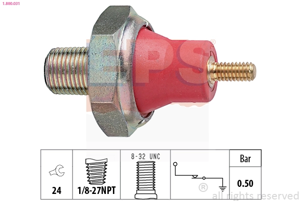 Sensor de pressão de óleo Ford Transit IV E