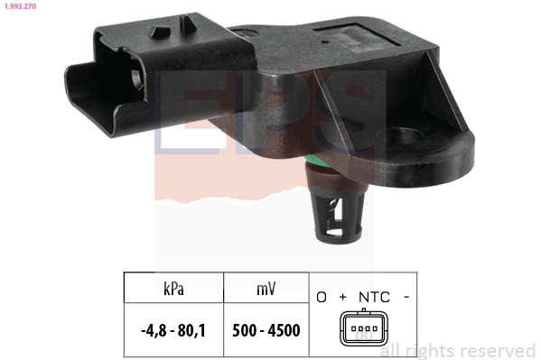 Sensor de pressão no coletor de admissão, MAP Cargo 182735 preço, a partir de 72,36 USD