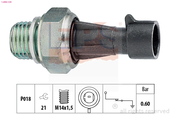 Sensor de pressão de óleo para Iveco Daily III 