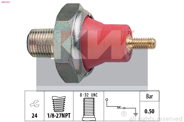  Sensor de pressão de óleo Ford Transit IV сaixa (E) (1994 - 2000) IV
