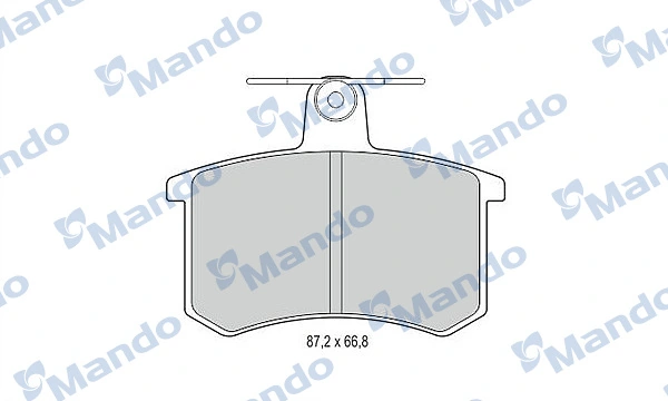 Sapatas do freio traseiras de disco para Alfa Romeo 156  932