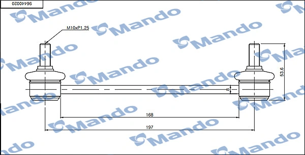 Montante de estabilizador traseiro Mazda 323 F VI hatchback (BJ) (1998 - 2003) F VI