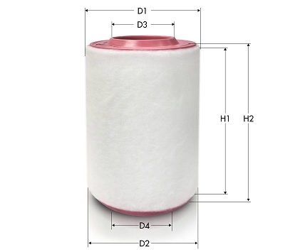 Filtro de ar 1359644080 Fiat/Alfa/Lancia