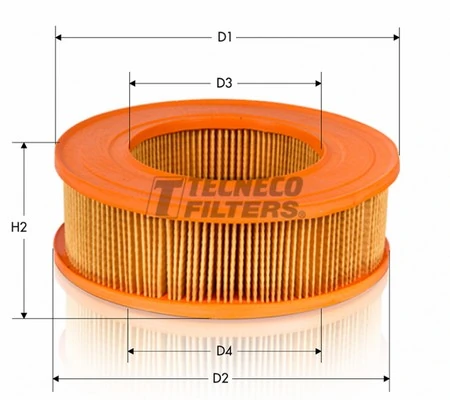 Filtro de ar 93152971 General Motors