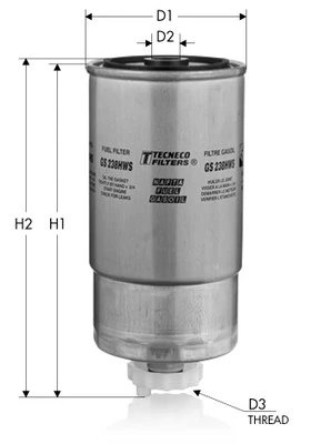 Compre 0077362258 Fiat/Alfa/Lancia Filtro de combustível