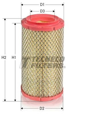 Filtro de ar Mitsubishi Colt II C1A