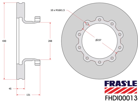 Compre CVD553 Scania Disco do freio dianteiro