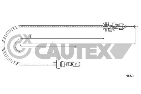  Cabo/pedal de gás (de acelerador) Fiat Bravo I hatchback (182) (1995 - 2001) I