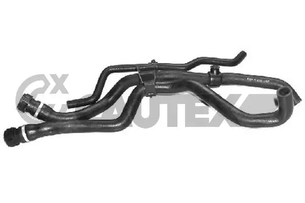 Mangueira do radiador de aquecedor (de forno), dupla 7700834888 Nissan/Infiniti