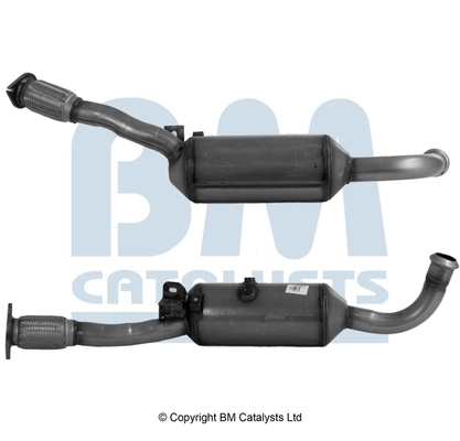 Filtro de partículas do sistema dos gases de escape para Opel Vivaro F7